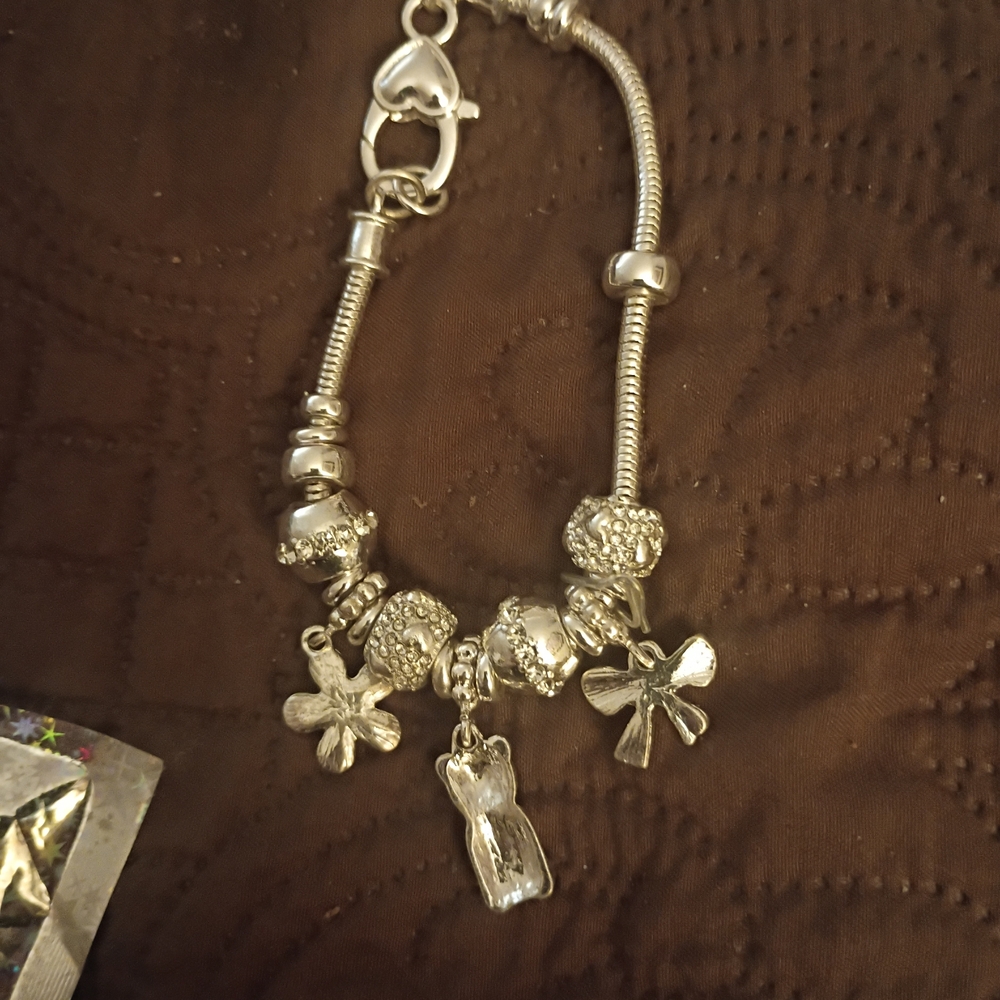 Silver Charm Bracelet